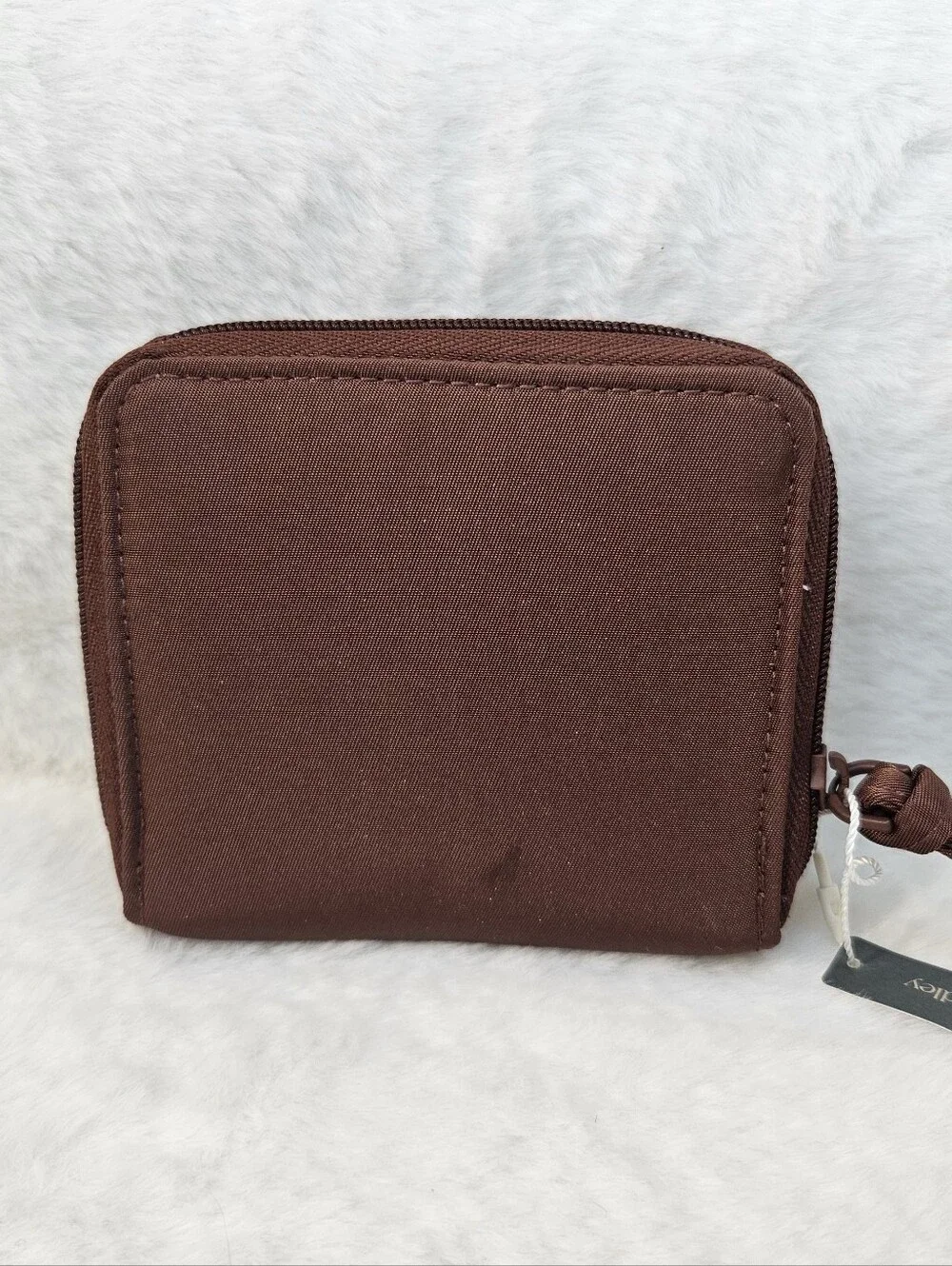 Vera Bradley Cinnamon Brown Zip-Around Wallet